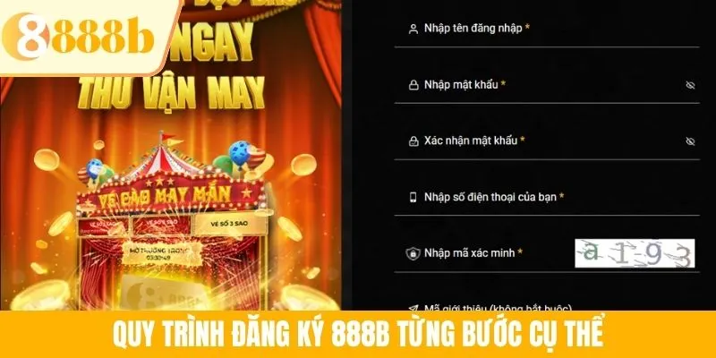 Quy trình đăng ký 888B từng bước cụ thể