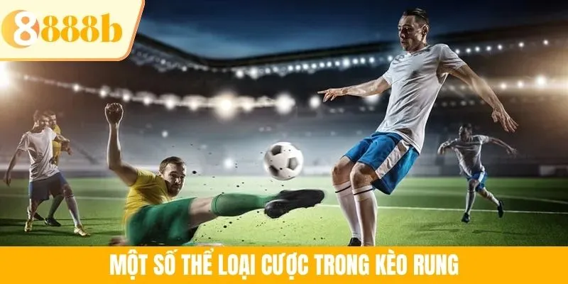 Một số thể loại cược trong kèo rung